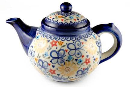 Butterfly Teapot Polish Pottery