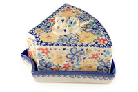 Butterfly Cheese Dish with Mouse Polish Pottery