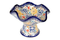 Butterfly Pedestal Candy Dish Polish Pottery