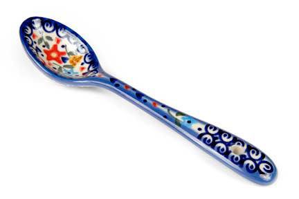 Butterfly Soup Spoon Polish Pottery