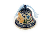 Butterfly Small Bell Polish Pottery