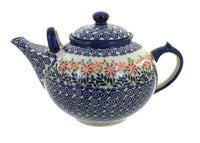 Polish Pottery Garden Bouquet Large Teapot