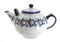 Polish Pottery Sunflower Large Teapot