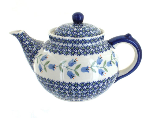Polish Pottery Tulip Teapot