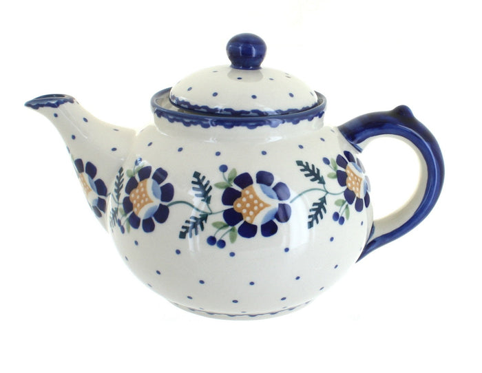 Polish Pottery Sunflower Teapot