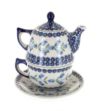 Polish Pottery Tulip Tea for One