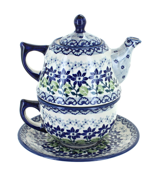 Polish Pottery Hallsey Tea for One
