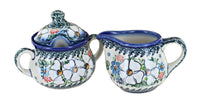 Polish Pottery Morning Medley Cream & Sugar Set