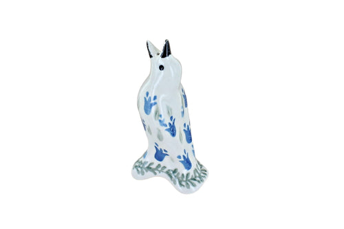 Polish Pottery Tulip Bouquet Pie Bird