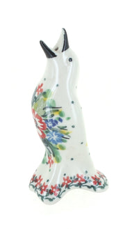 Polish Pottery Hummingbird Pie Bird