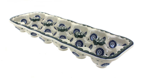 Polish Pottery Maia Egg Tray - 12 Count
