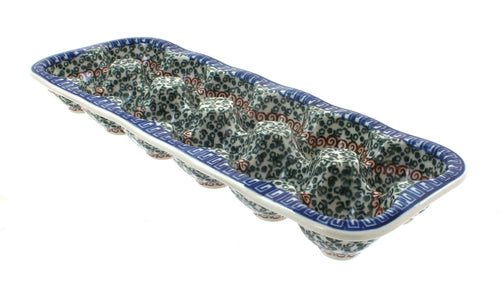 Athena Egg Tray - 12 Count Polish Pottery
