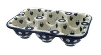 Alyce Egg Tray - 6 Count Polish Pottery