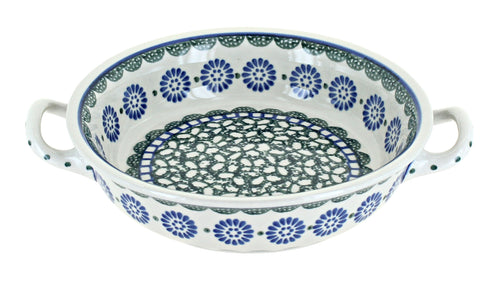 Polish Pottery Maia Mini Casserole Dish with Handles
