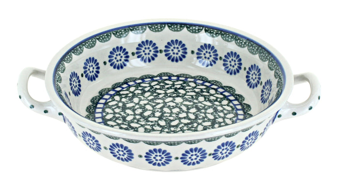Polish Pottery Maia Mini Casserole Dish with Handles