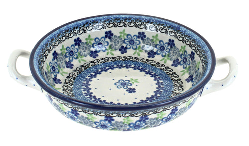 Polish Pottery Eliza Mini Casserole with Handles