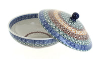 Athena Covered Bowl Polish Pottery