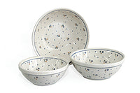 Country Meadow 3 Piece Serving Bowl Set Polish Pottery