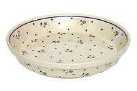 Country Meadow Pie Plate Polish Pottery