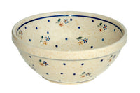 Country Meadow Small Serving Bowl Polish Pottery