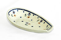 Country Meadow Small Spoon Rest Polish Pottery