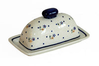 Country Meadow Butter Dish Polish Pottery