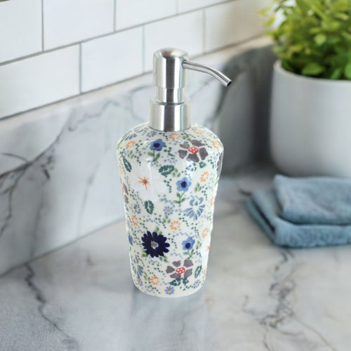 Carnival Soap Dispenser Polish Pottery