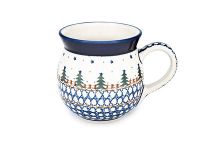 Rustic Pines Bubble Mug Polish Pottery