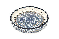 Rustic Pines Torte Plate Polish Pottery