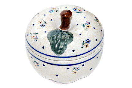 Country Meadow Apple Baker Polish Pottery