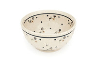 Country Meadow Dessert Bowl Polish Pottery