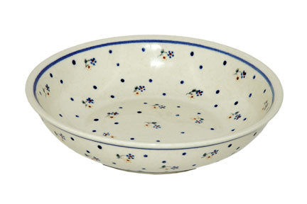 Country Meadow Large Salad Bowl Polish Pottery