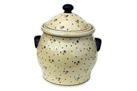 Country Meadow Cookie Jar Polish Pottery