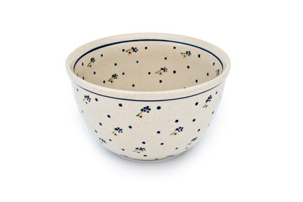 Country Meadow Medium Mixing Bowl Polish Pottery