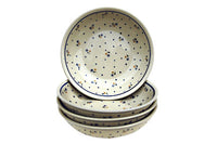 Country Meadow 4 Piece Large Salad Bowl Set Polish Pottery