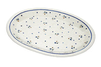 Country Meadow Large Serving Platter Polish Pottery
