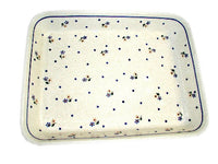 Country Meadow Medium Rectangular Baker Polish Pottery
