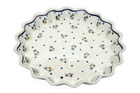 Country Meadow Quiche Dish Polish Pottery