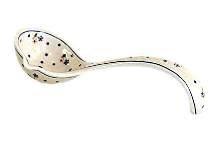 Country Meadow Soup Ladle Polish Pottery