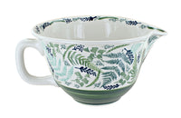 Polish Pottery Floating Fern Batter Bowl