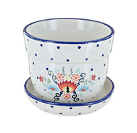 Polish Pottery Desert Flower Medium Flower Pot