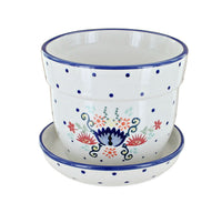 Desert Flower Medium Flower Pot Polish Pottery