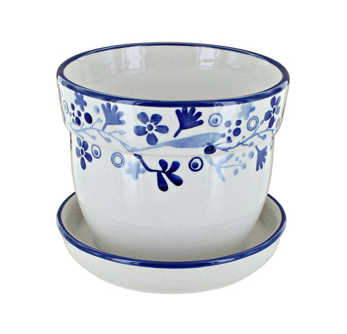 Polish Pottery Susanna Medium Flower Pot
