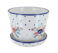 Polish Pottery Desert Flower Large Flower Pot