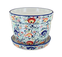Polish Pottery Desert Oasis Large Flower Pot