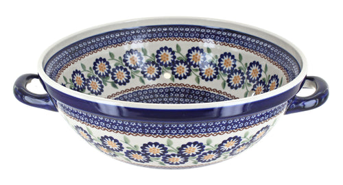 Polish Pottery Peach Blossom Colander