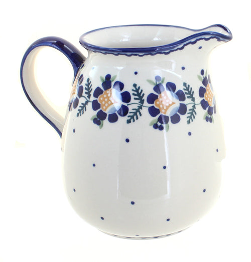 Polish Pottery Sunflower Pitcher