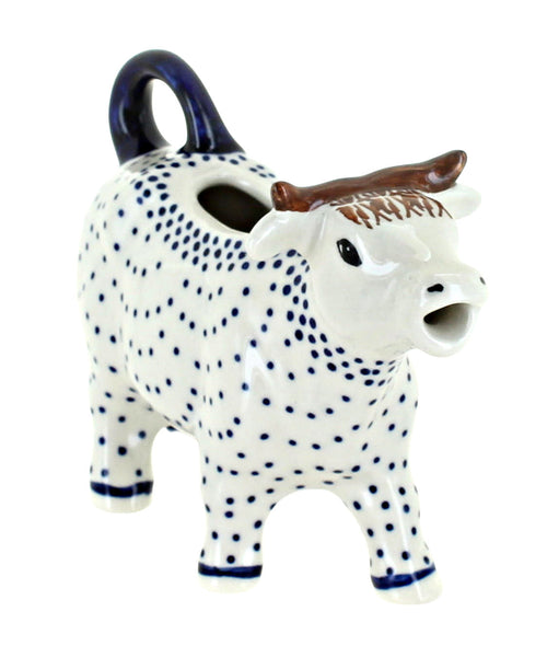 Polish Pottery Small Dots Cow Creamer
