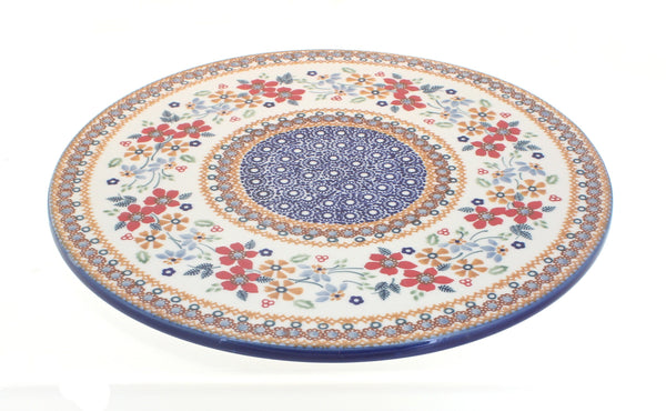 Red Daisy Round Cutting Board