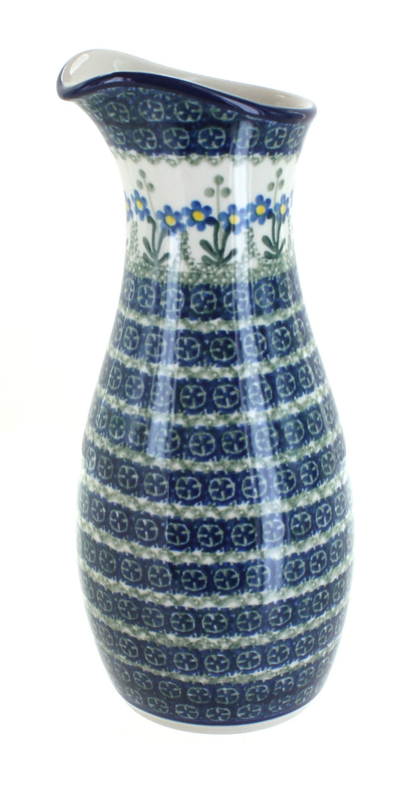 Blue Posy Water Carafe